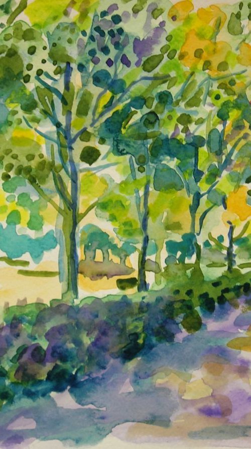 Calais - under the trees by Maja Grecic