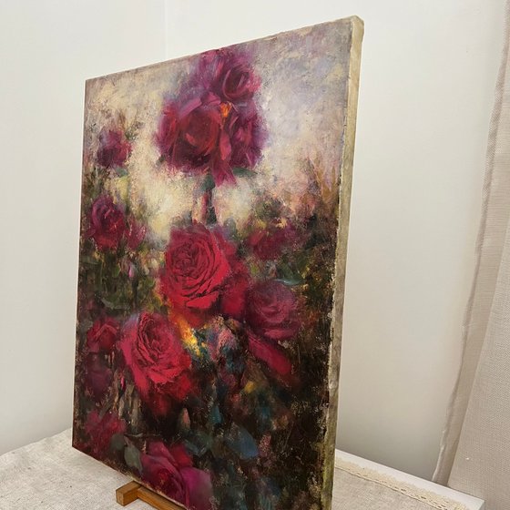 Red Roses Moody Atmosphere