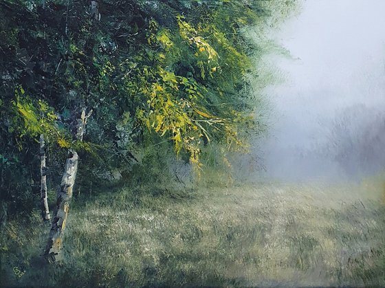 " Light Green in Misty Veil "