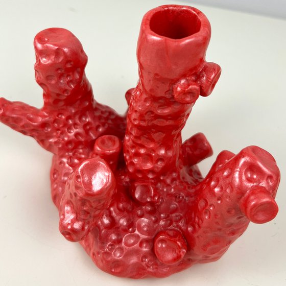 Coral Candle Holder