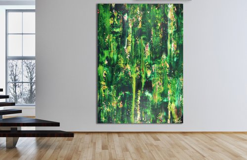 Green forest glimmer 1 by Nestor Toro