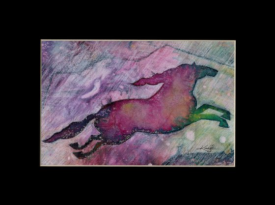 Magical Horse - Painting by Kathy Morton Stanion