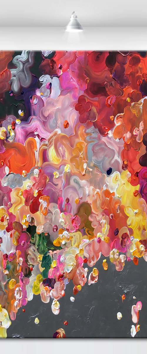 'Floresco' - 48x48" by Tatiana Georgieva
