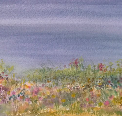 Flowers by the sea by Samantha Adams