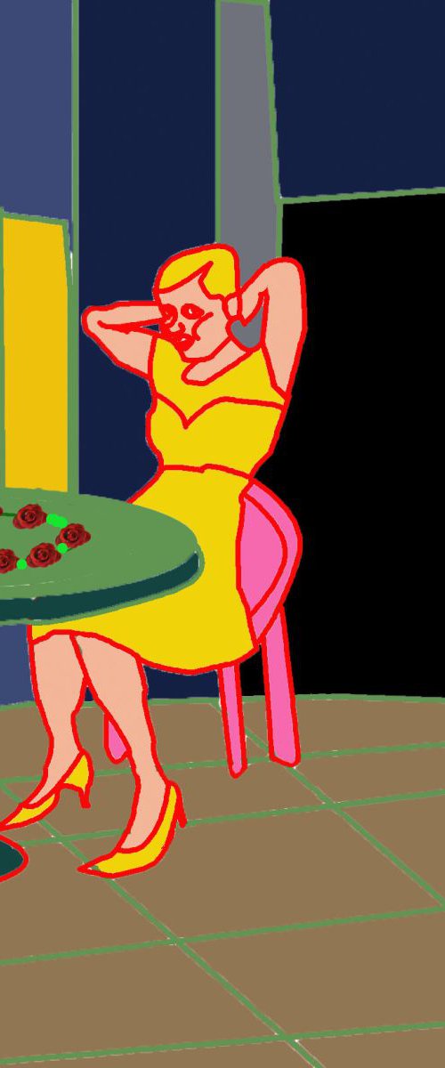 Reflected - pop art print by Artworks by Rina Mualem