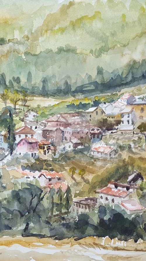 Late Summer in Attiggio by Morag Paul