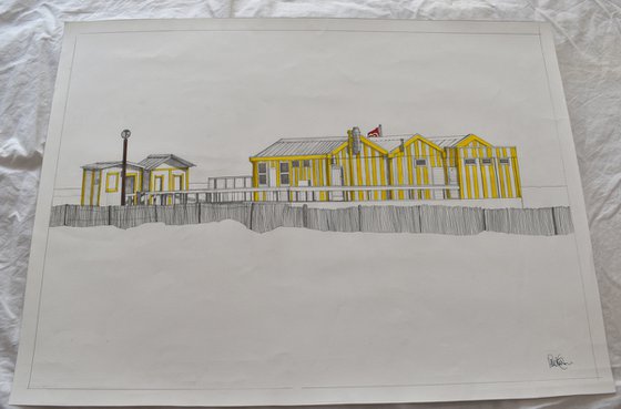 Yellow Beach Bar, Figueira da Foz, Portugal