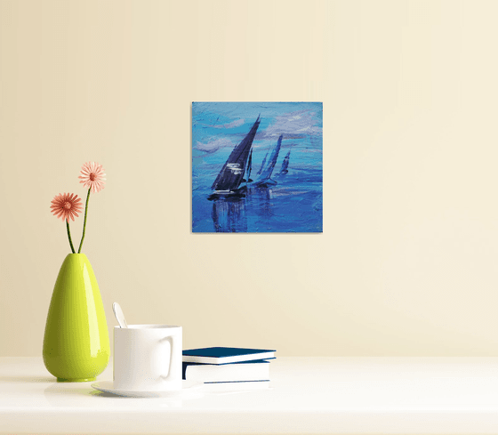 Regatta II / ORIGINAL PAINTING