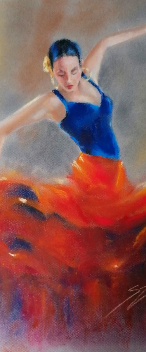 Flamenco Dancer 59 by Susana Zarate