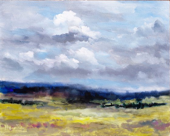 Landscape with clouds