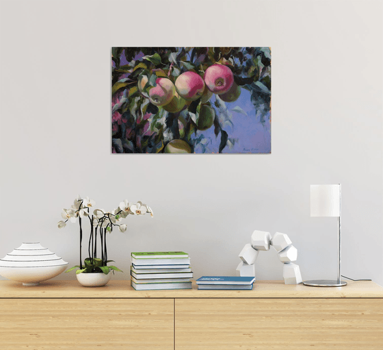 "Apples in the garden"