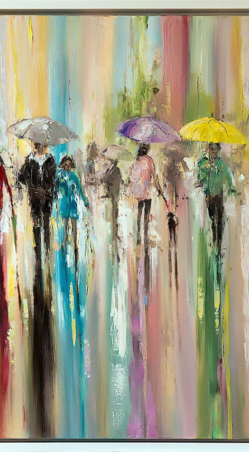 'Rainbow rain' by Ewa Czarniecka