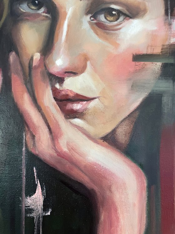 The girl with the Rose