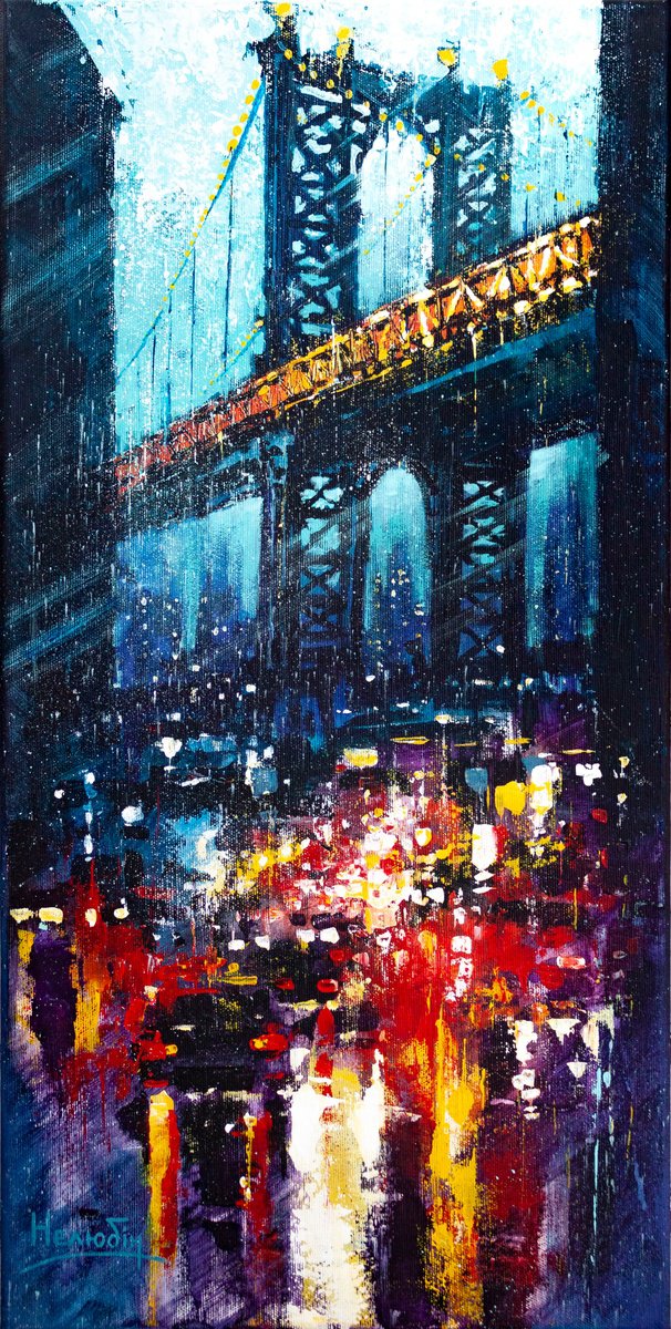 Manhattan Bridge by Aleksandr Neliubin