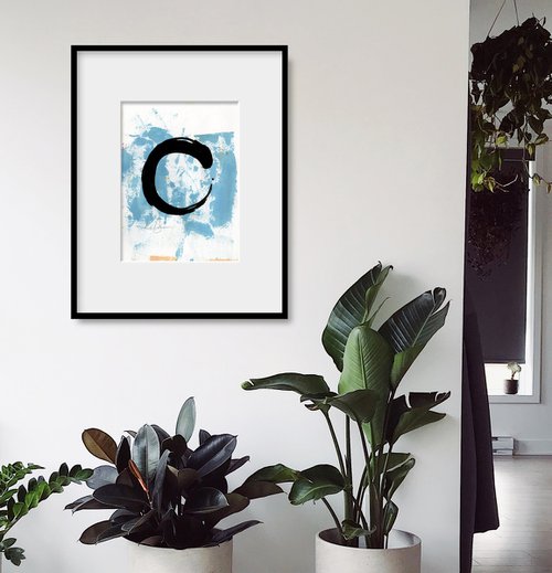 Enso Enlightenment 8 - Abstract Painting by Kathy Morton Stanion by Kathy Morton Stanion