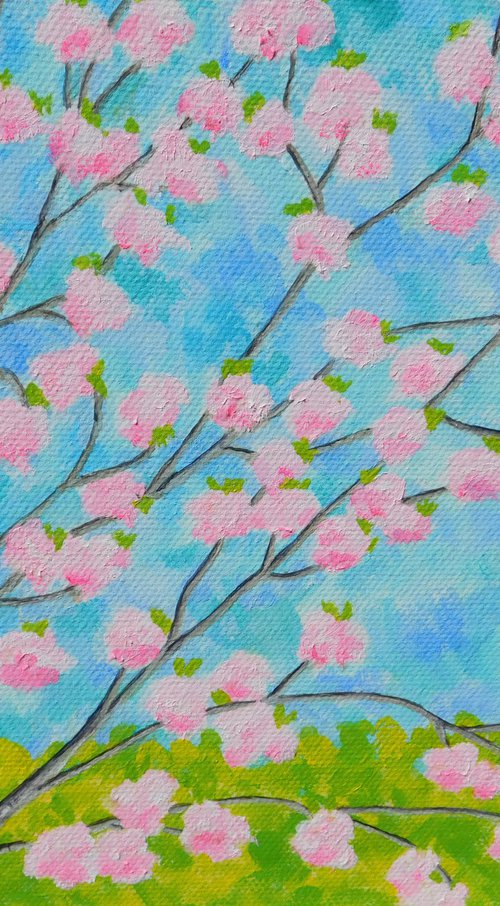 Spring has Sprung with Cherry Blossom by Ruth Cowell