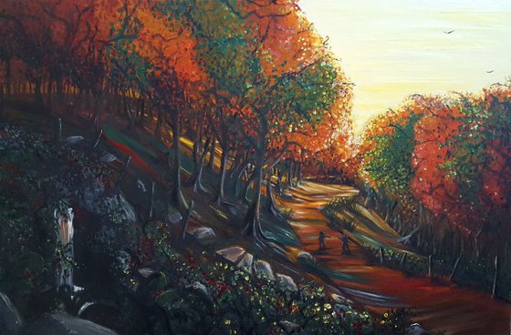 Autumn Adventure - Large Painting