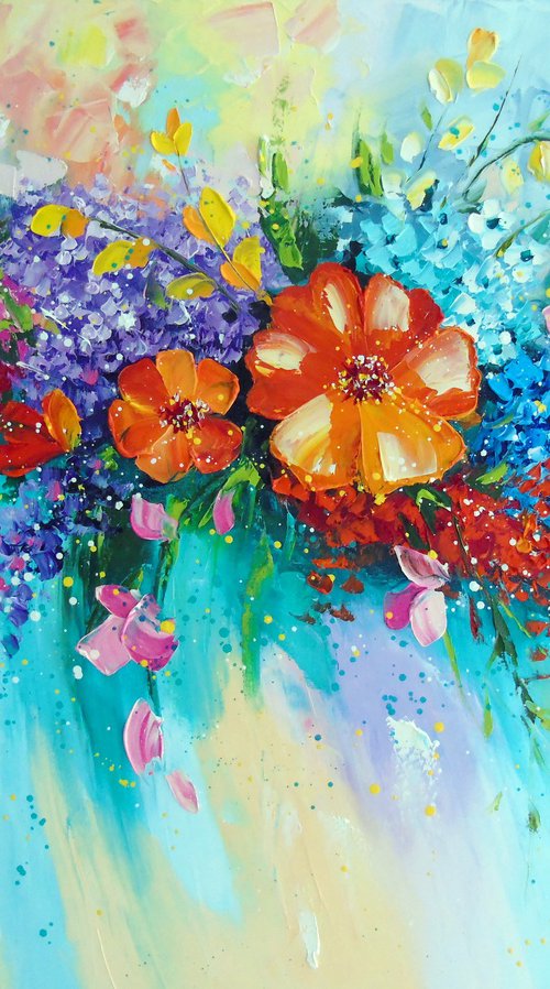 A gentle melody of flowers by Olha Darchuk