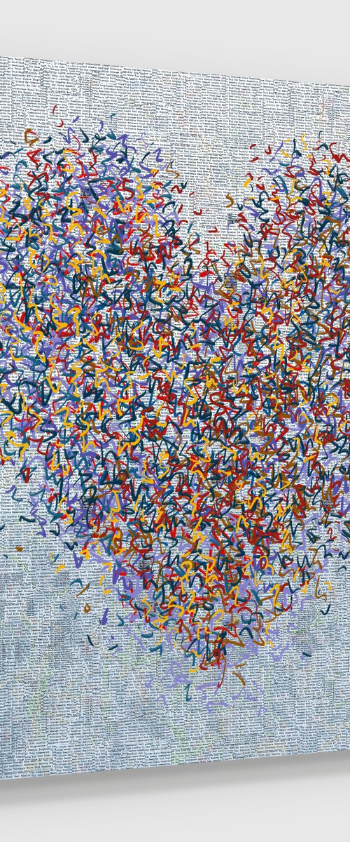 The Bright Optimist Two 127 x 127cm by George Hall