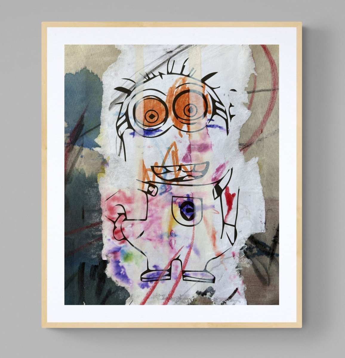 Expressive Painting , Untitled Abstract By Gela Mikava, 10 X 12, Artwork For Sale On Artfinder