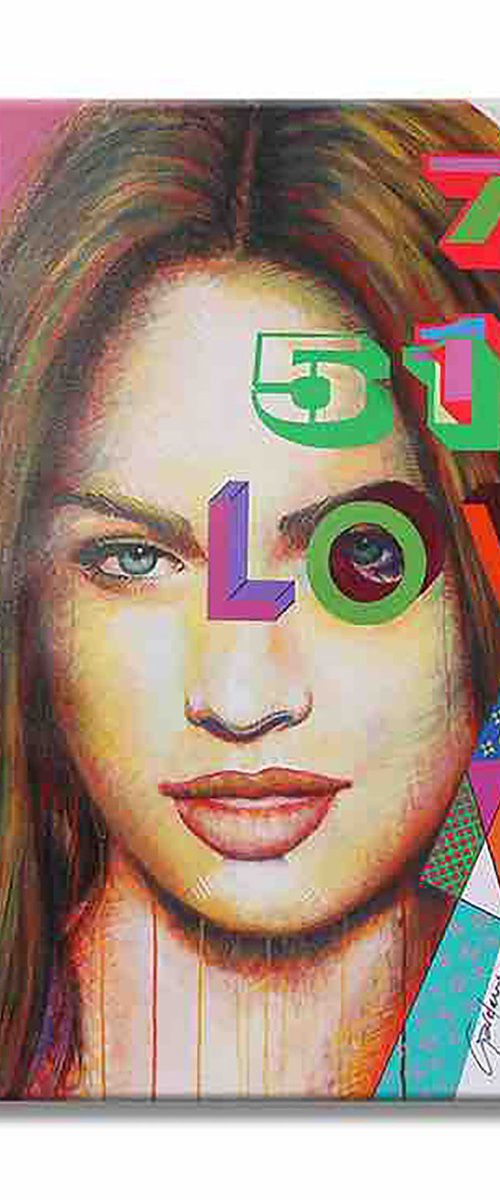 Love Megan Fox by Gardani Art