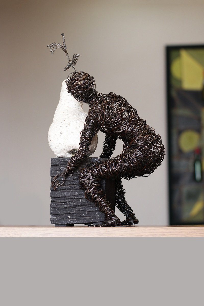 Surrealistic Sculpture , Idol By Karen Axikyan, 9 X 14, Artwork For Sale On Artfinder