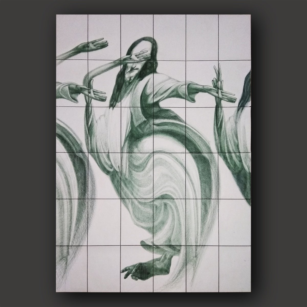 Surrealistic Drawing , Blessing 2 By Marya, 50 X 71, Artwork For Sale On Artfinder