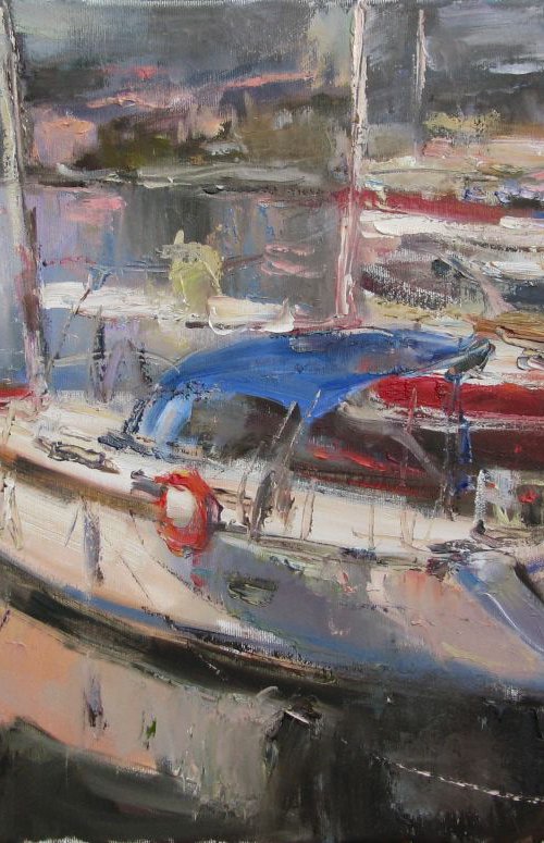Boats by Nelina Trubach-Moshnikova