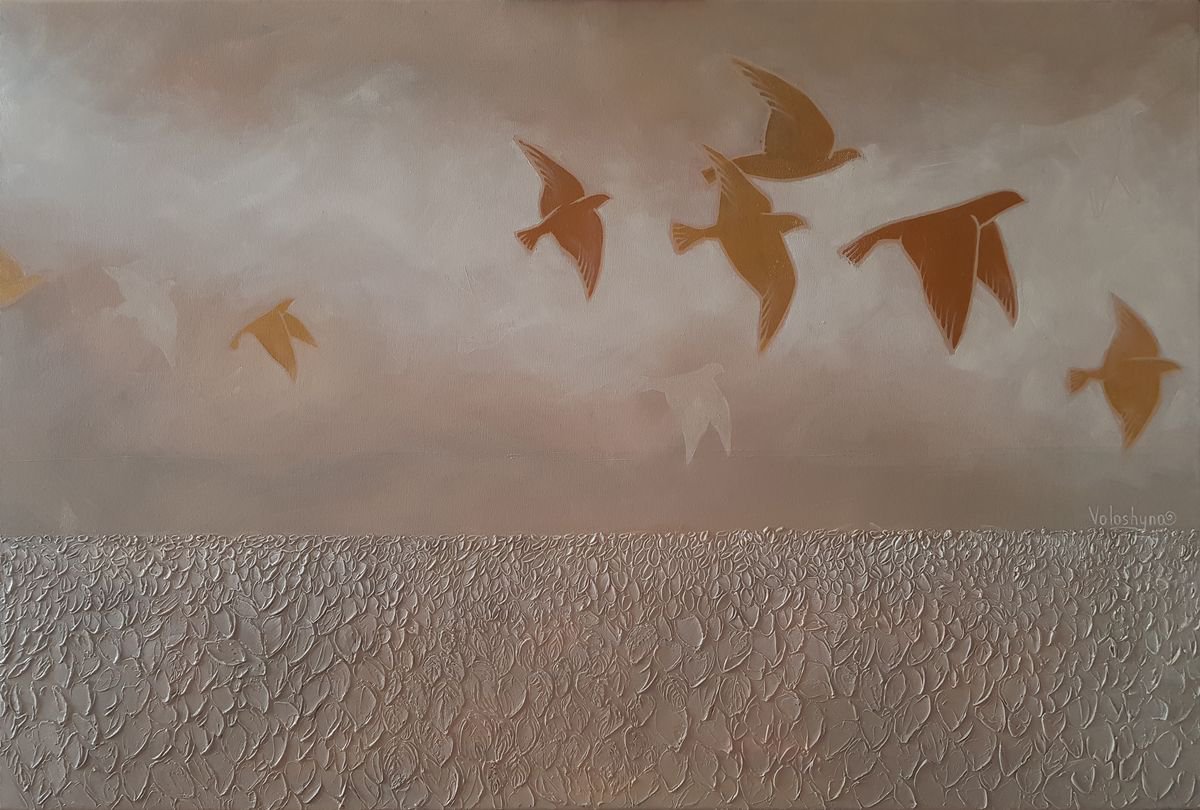 Born to fly (120x80cm) by Mary Voloshyna