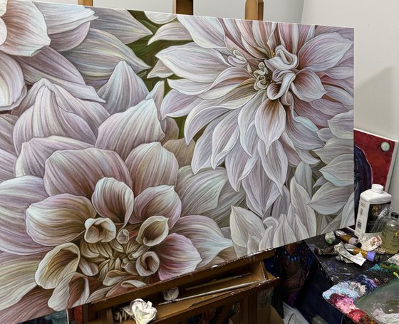 Blush Dahlia Garden