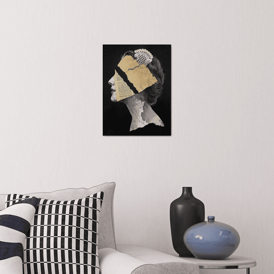 Fragmented Queen Victorian Memory Portrait