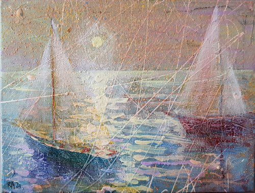 Transparent Sails. by Rakhmet Redzhepov