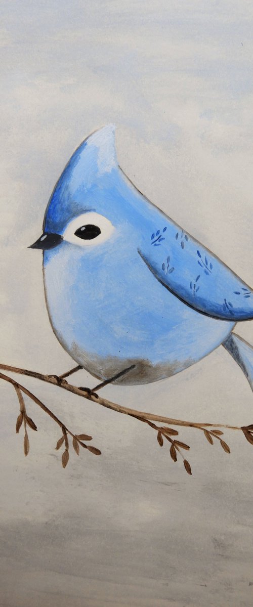 The light blue bird by Silvia Beneforti