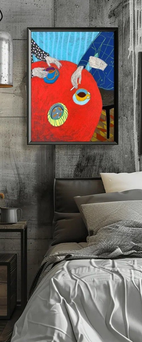 Red Table Café by Sasha Robinson