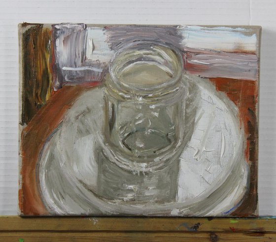 Still Life With Glass  and Plate