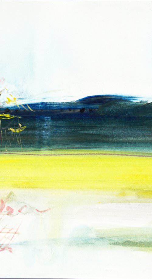 Summer Landscape 21-7 9x12in (22x30cm) by jelena b