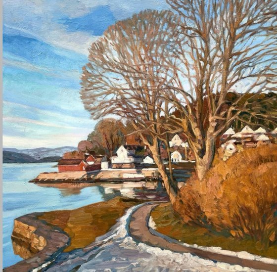 Last snow in Drøbak