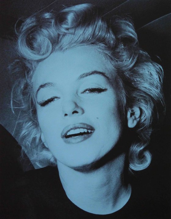 Marilyn Monroe-Blue