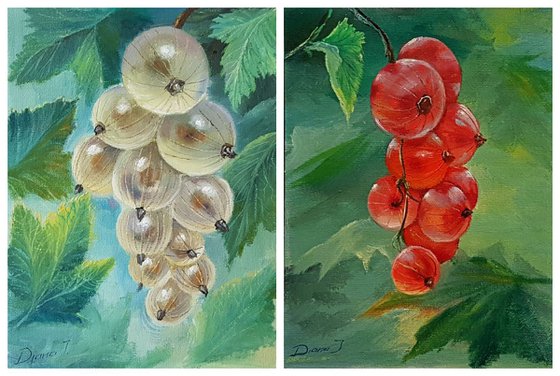 White and Red (diptych)