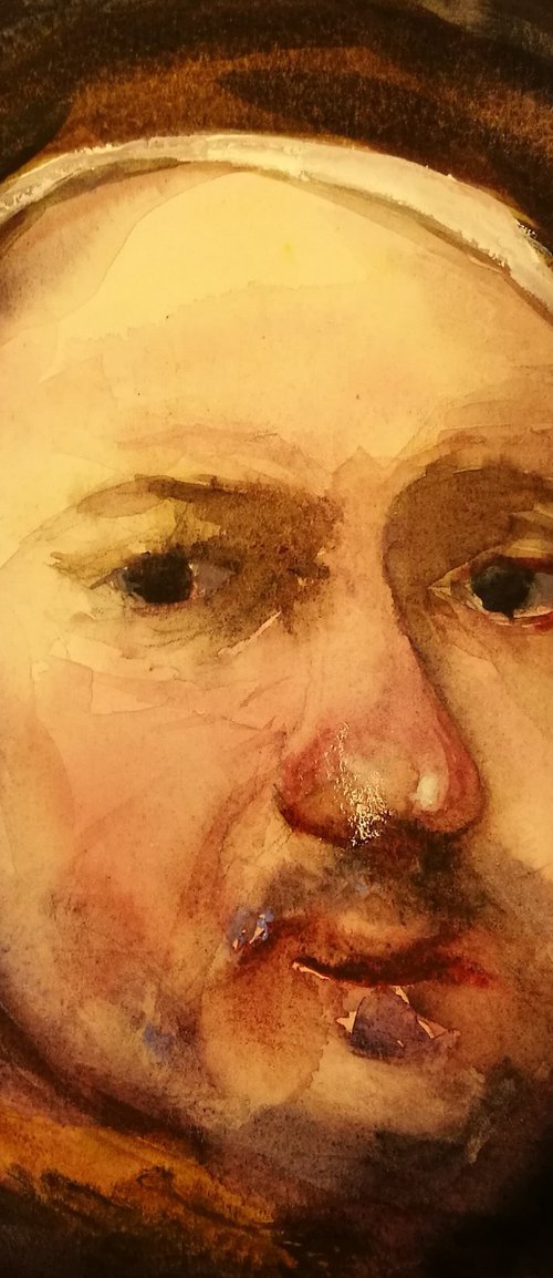 Rembrandt's Eyes (Hommage à Rembrandt) by Daniela Roughsedge