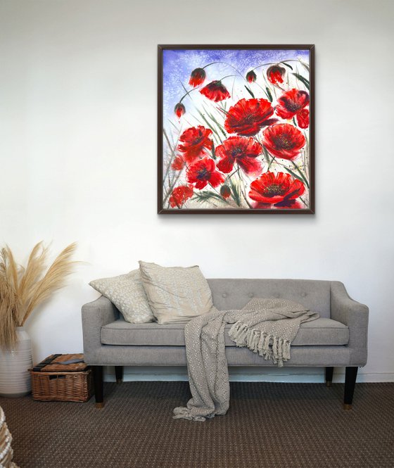 Biggest Red Wild Poppies
