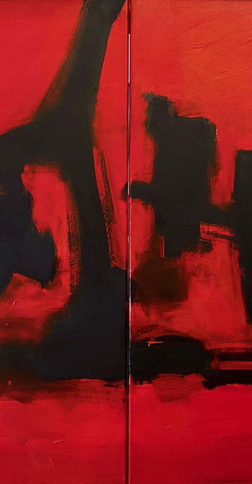 Rubicra. Diptych by Romuald Mulk Musiolik