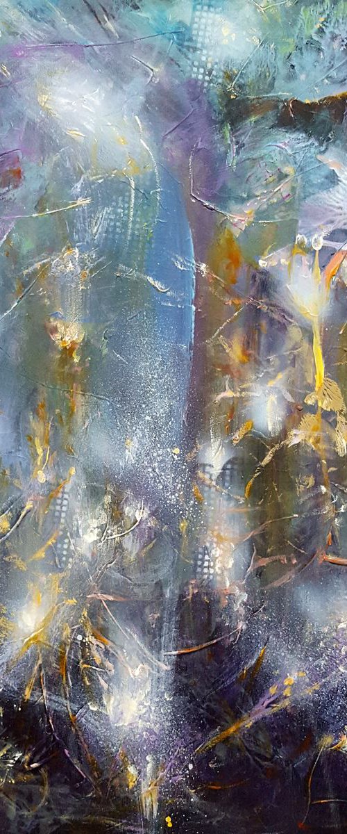Playfull light like a beautiful child smile oneiric mindscape landscape dreamscape by romanian painter O Kloska by Kloska Ovidiu