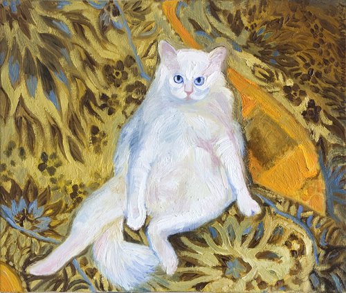 The fat cat by Olena Kamenetska-Ostapchuk