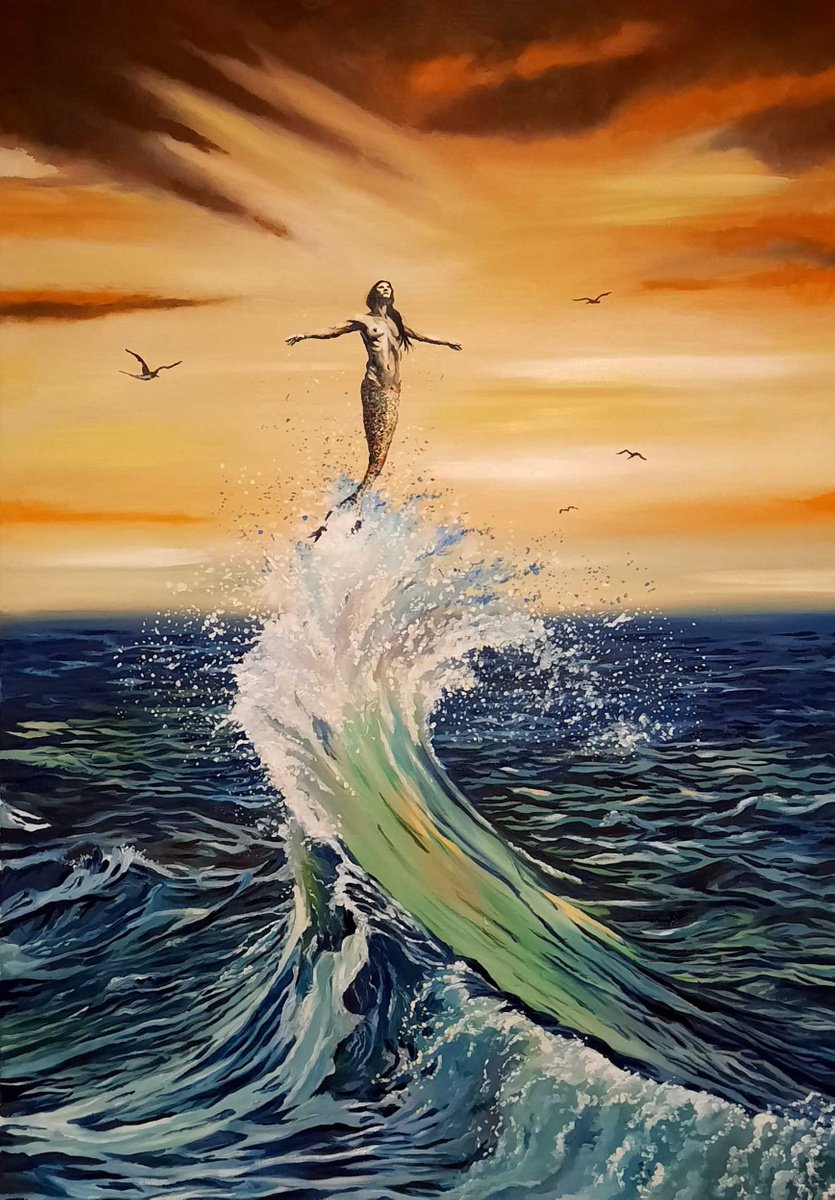 Strength Above The Storm. By Warren Faye, 27 X 39, Artwork For Sale On Artfinder
