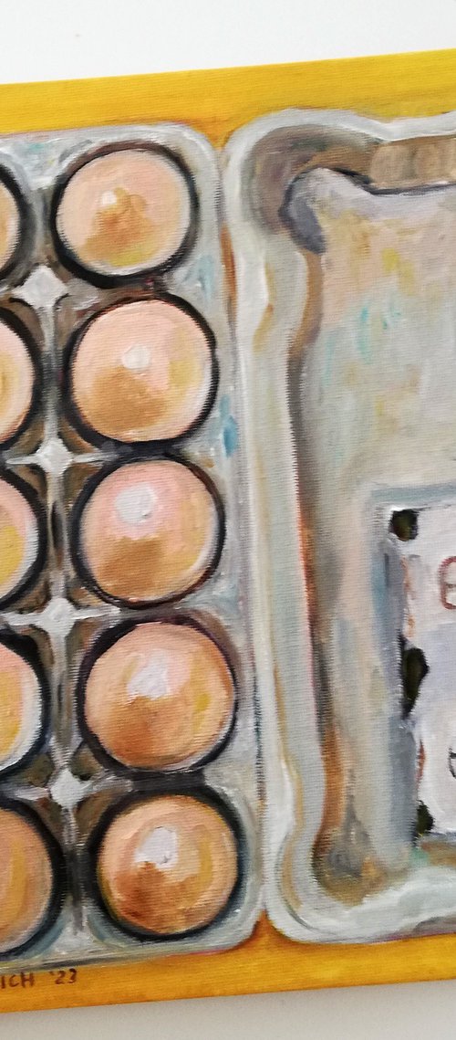 Eggs in a Carton by Katia Ricci