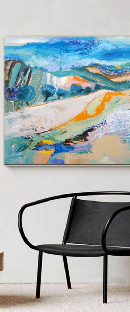 Original landscape by Victoria Cozmolici