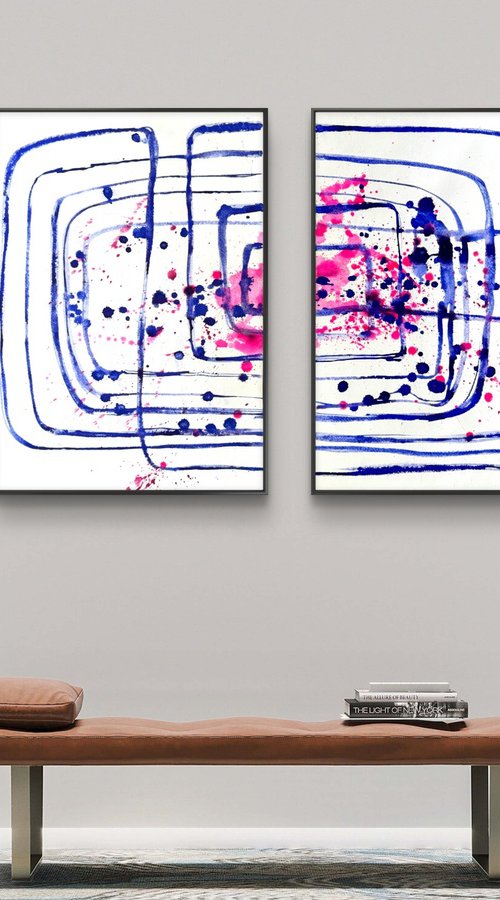 Weightlessness Abstract infinity by Yuliia Sharapova