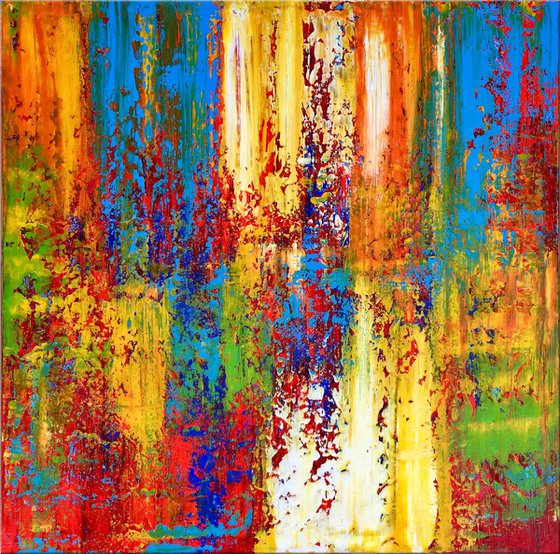 Look Through My Eyes  - XL LARGE,  ABSTRACT ART – EXPRESSIONS OF ENERGY AND LIGHT. READY TO HANG!