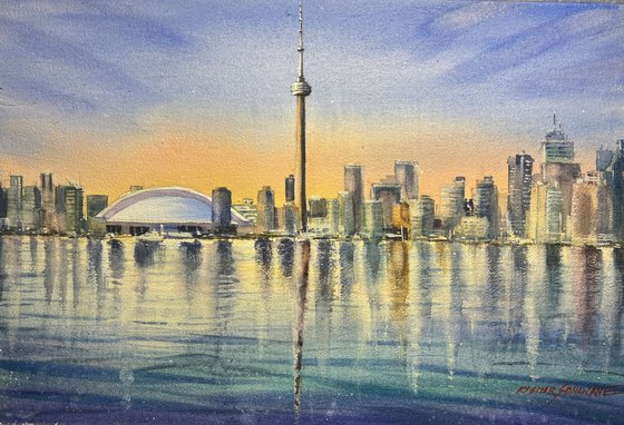 Toronto Skyline Evening